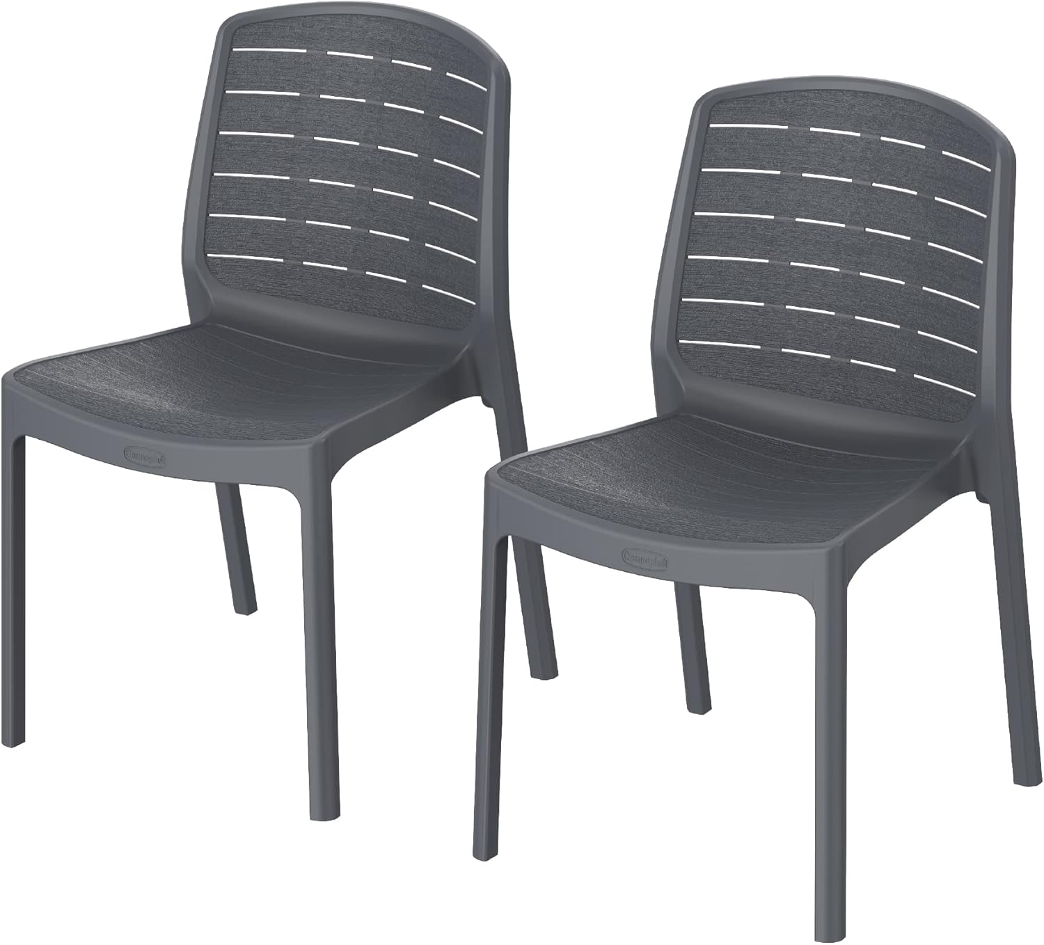 Premium Cedargrain Armless Chairs Set of 2 - UAE Wide Delivery | Dubai Abu Dhabi Sharjah