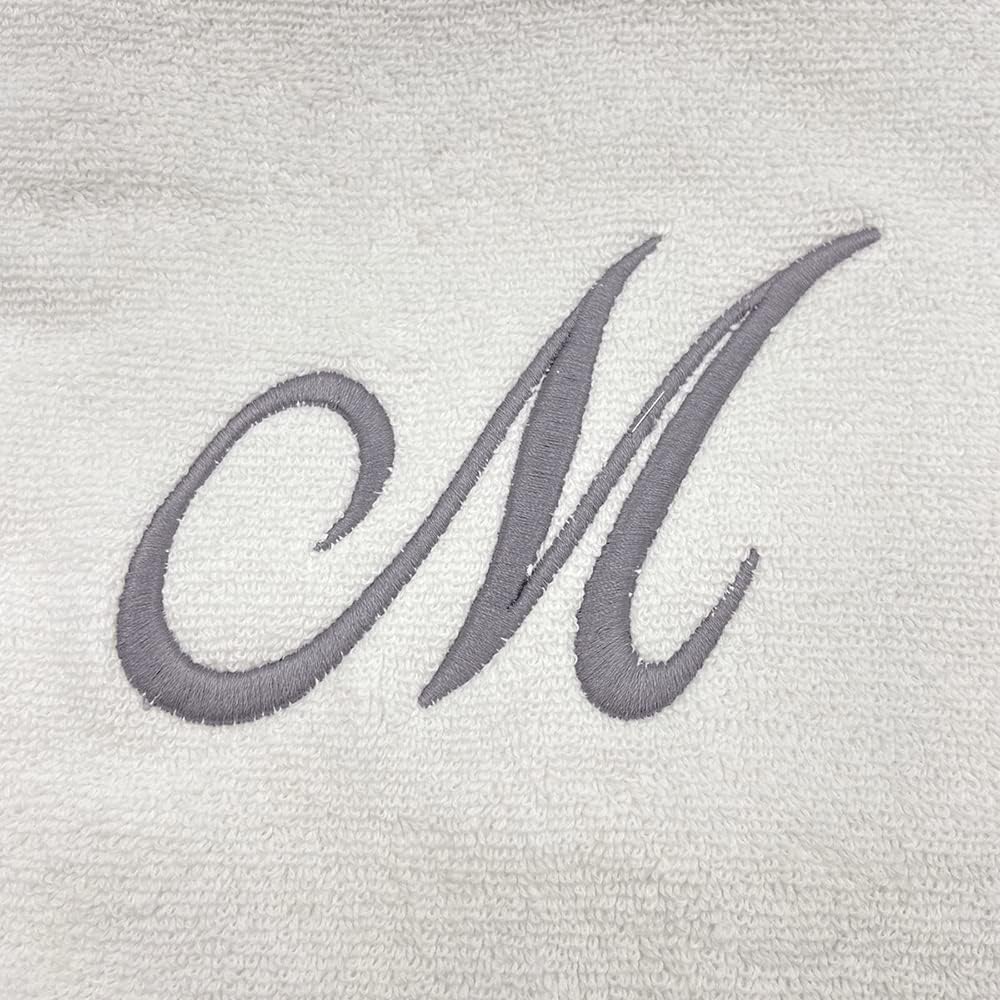 INFINI HOMES Luxury Monogrammed Towel Set - Premium 600 GSM Cotton Bath & Hand Towels UAE