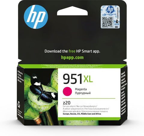 HP 951XL Magenta Ink Cartridge CN047AE - High Yield Original for OfficeJet Pro Printers UAE