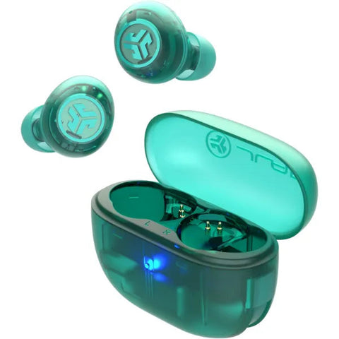 JLab Go Pop ANC True Wireless Noise Cancelling Earbuds UAE | Dubai, Abu Dhabi, Sharjah, Ajman, Fujairah, Ras Al Khaimah & Umm Al Quwain Clear Teal