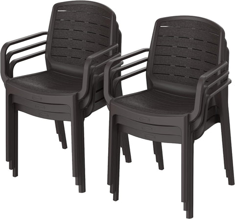 Premium Cedargrain Armchair Set of 6 - UAE Wide Delivery | Dubai Abu Dhabi Sharjah