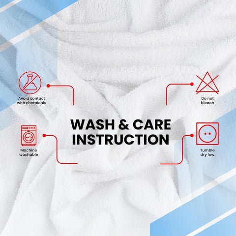 Infini Homes Premium Cotton Bath Towel Set – 8-Piece Luxury 100% Absorbent Towels for Bathroom, Spa & Hotel Use – Includes 2 Bath Towels, 2 Hand Towels & 4 Washcloths – Brilliant White – UAE Home Essentials