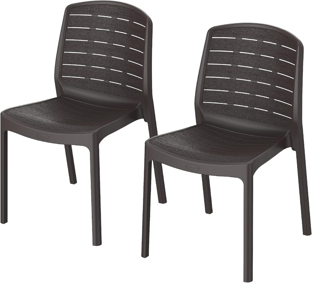 Premium Cedargrain Armless Chairs Set of 2 - UAE Wide Delivery | Dubai Abu Dhabi Sharjah