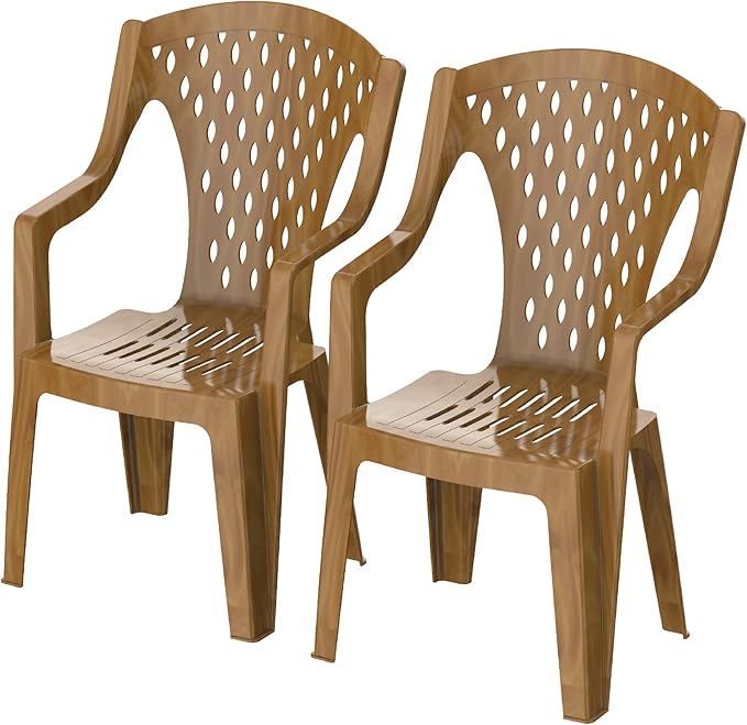 Premium Queen Chair Set of 2 Beige - UAE Wide Delivery | Dubai Abu Dhabi Sharjah