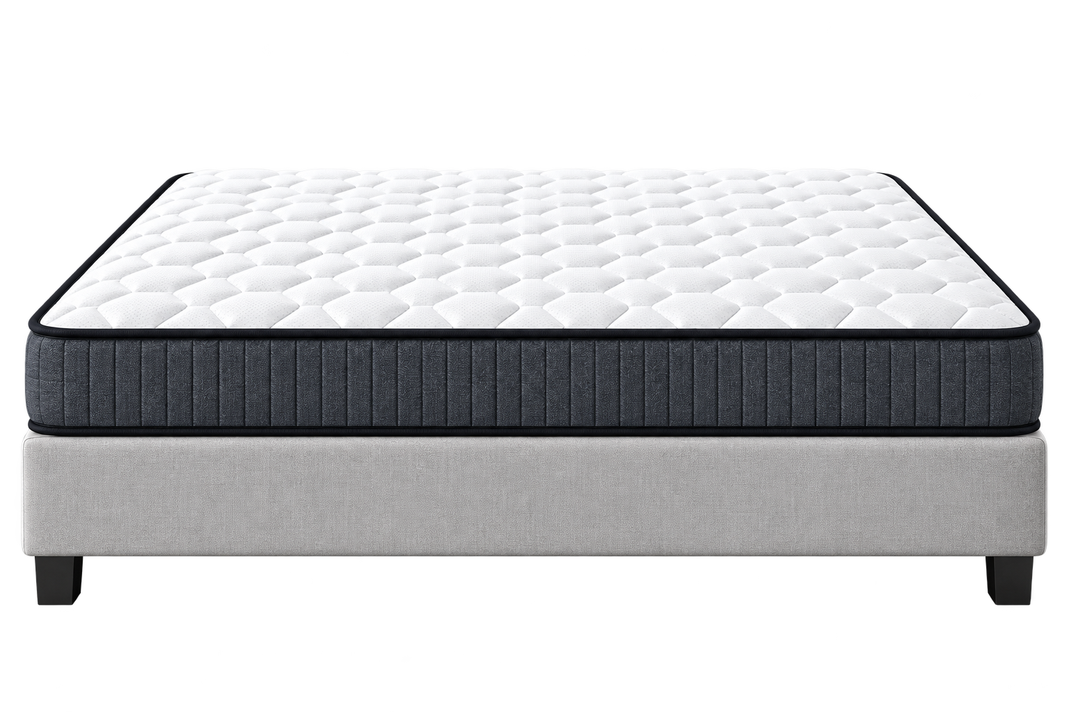 INFINI HOMES High Density Foam White Mattress - 120x190x10cm Flat