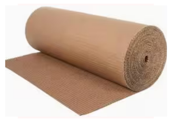 Infini Homes Corrugated Wrap Roll 1.3m x 10kg – Brown Kraft Cushioning for Packing, Shipping & Protection