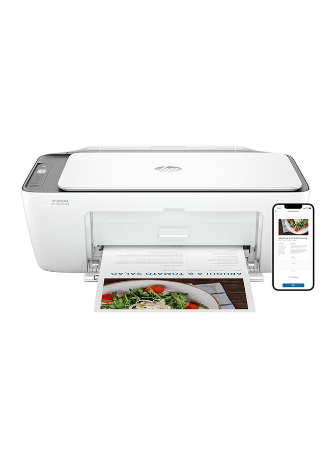 HP DeskJet 2876 All-in-One Printer printing wirelessly from smartphone – UAE