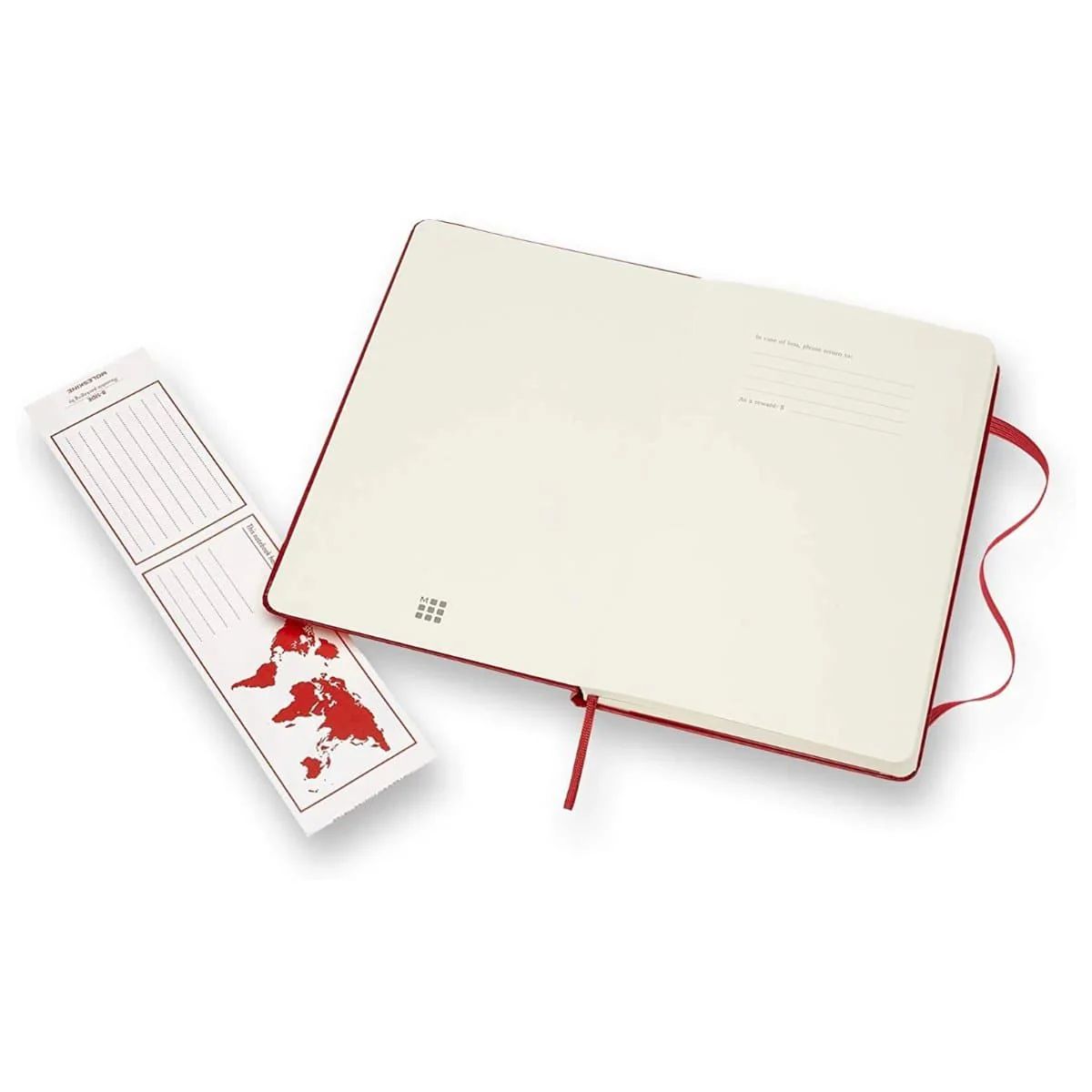 MOLESKINE Classic Notebook A5 Hardcover Ruled 240 Pages Red - UAE Delivery to Dubai, Abu Dhabi & All Emirates