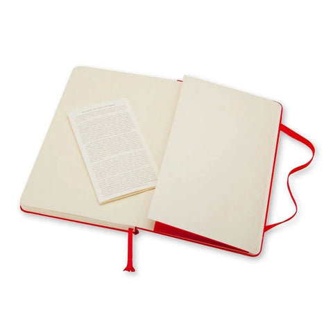 MOLESKINE Classic Notebook A5 Hardcover Ruled 240 Pages Red - UAE Delivery to Dubai, Abu Dhabi & All Emirates