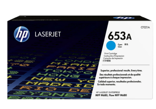 HP 653A Cyan Toner Cartridge CF321A - UAE Wide Delivery | Dubai Abu Dhabi Sharjah