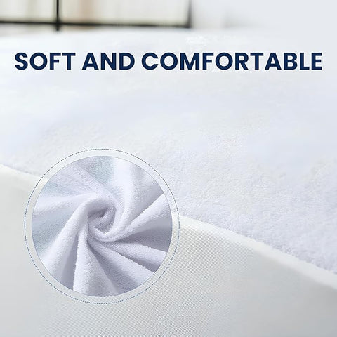 INFINI HOMES 200x200 Waterproof Mattress Protector Cover – Breathable | UAE