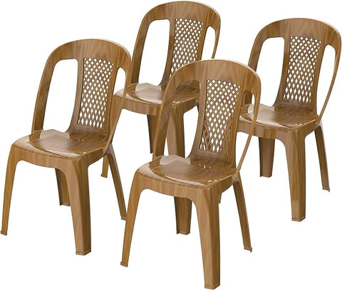 Premium Regal Chairs Set of 4 Beige - UAE Wide Delivery | Dubai Abu Dhabi Sharjah