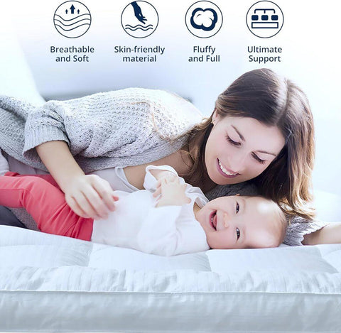 INFINI HOMES Mattress Topper UAE - Microfiber Comfort