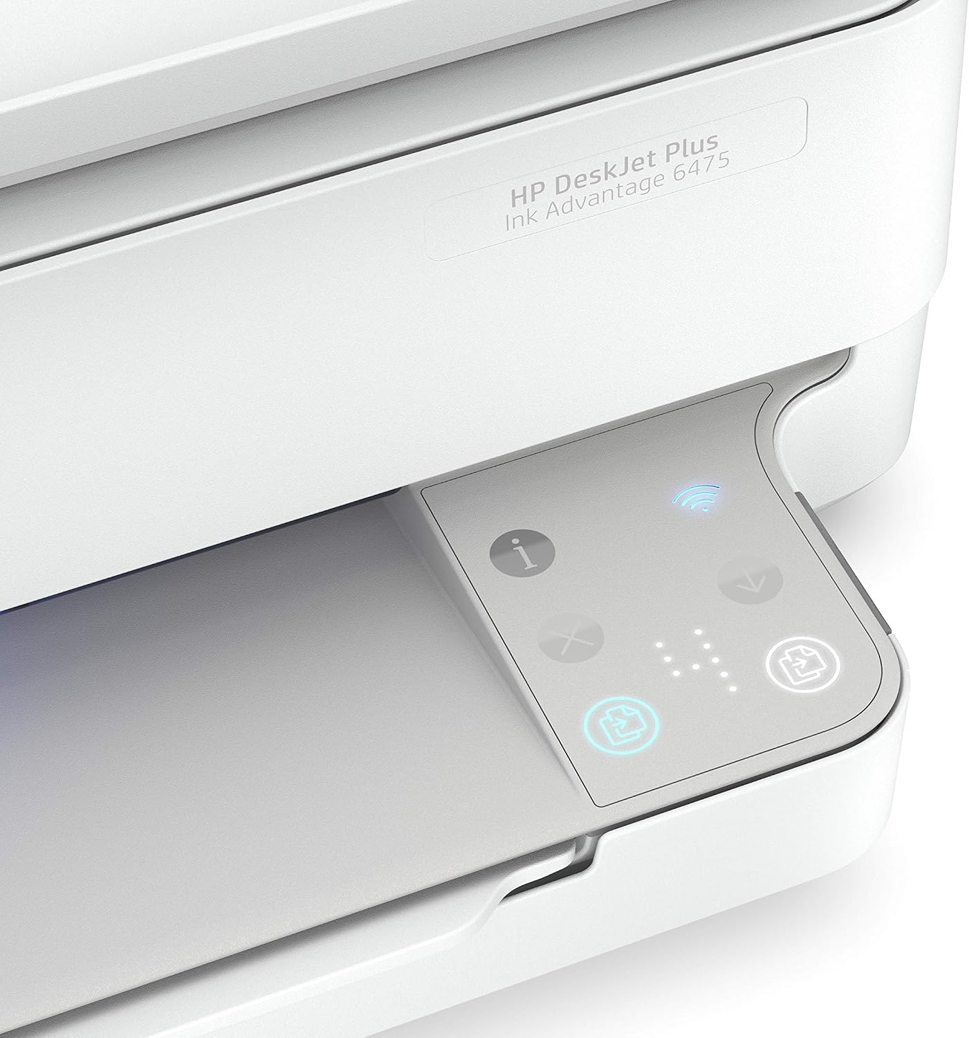 HP DeskJet Plus Ink Advantage 6475 All-in-One Printer control panel and wireless touchpad – UAE
