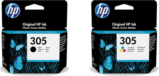 HP 305 Original Ink Cartridges UAE - Black & Tri-Colour Multipack | Dubai Abu Dhabi Sharjah