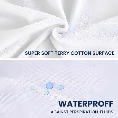 INFINI HOMES Premium 100% Waterproof Mattress Protector for Home & Hotel