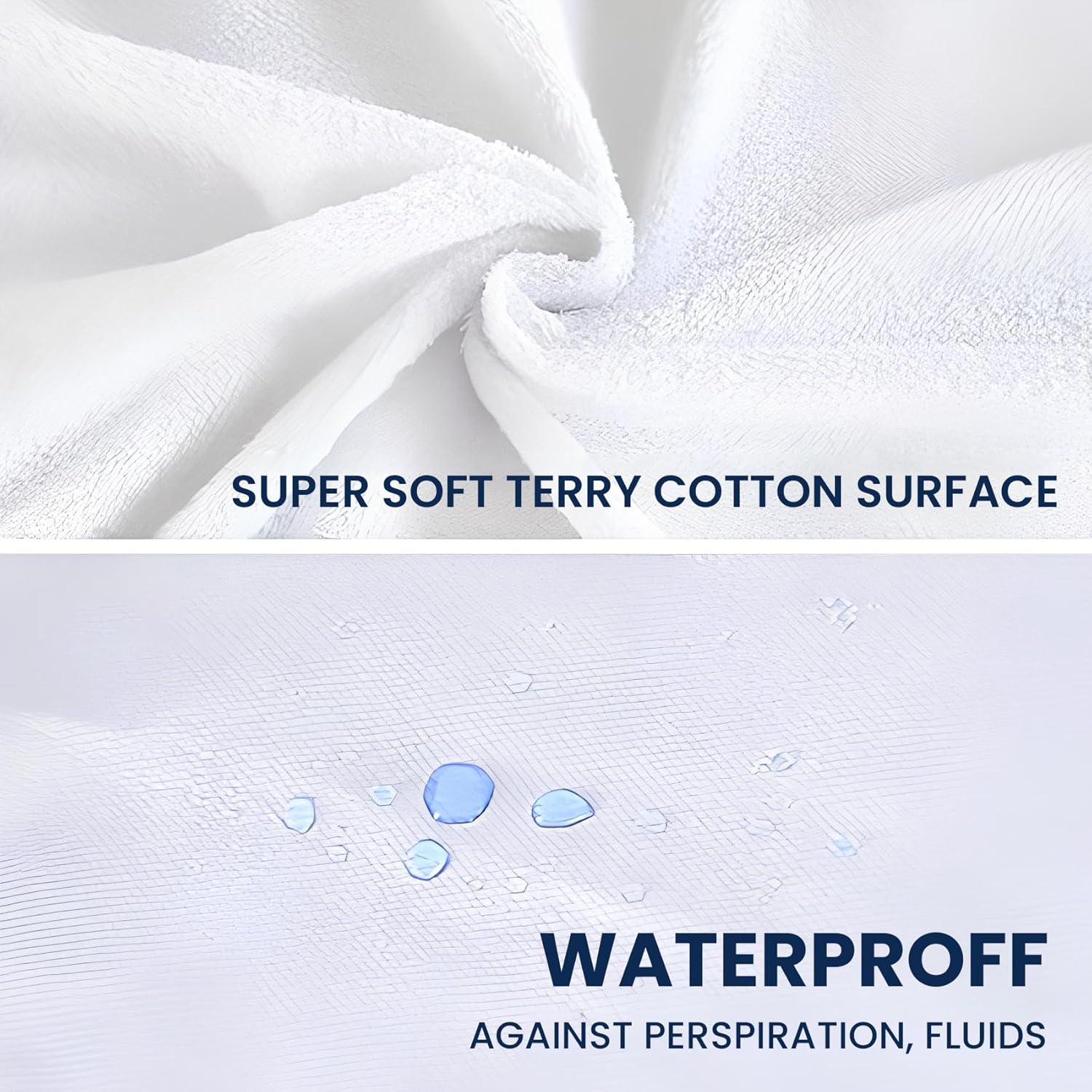 INFINI HOMES 200x200 Waterproof Mattress Protector Cover – Breathable | UAE