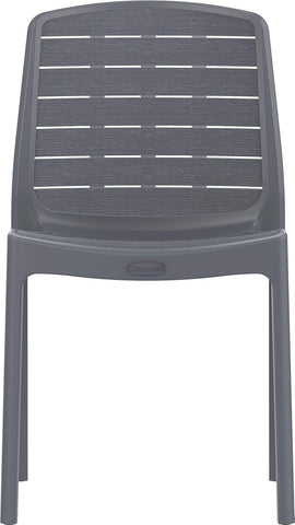 Cedargrain Resin Outdoor Armless Chair - Premium Furniture UAE | Dubai Abu Dhabi Sharjah