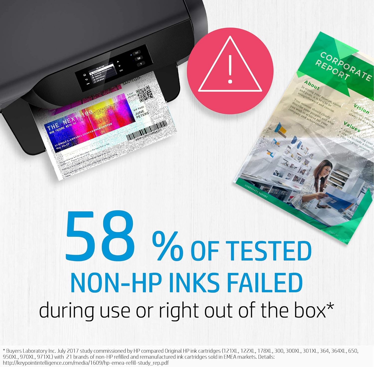 HP 141 Tri-Color Ink Cartridge - Original HP Printer Ink for Vivid Prints | UAE