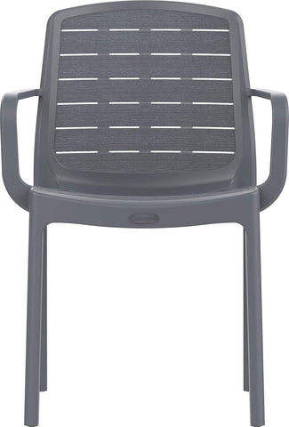 Cedargrain Resin Outdoor Armchair - Premium Patio Furniture UAE | Dubai Abu Dhabi Sharjah