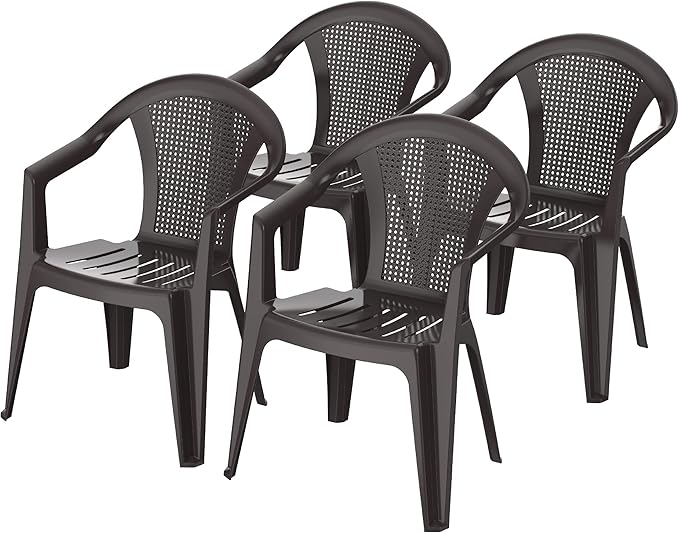 Premium Bamboo Dining Chairs Set of 4 - UAE Wide Delivery | Dubai Abu Dhabi Sharjah
