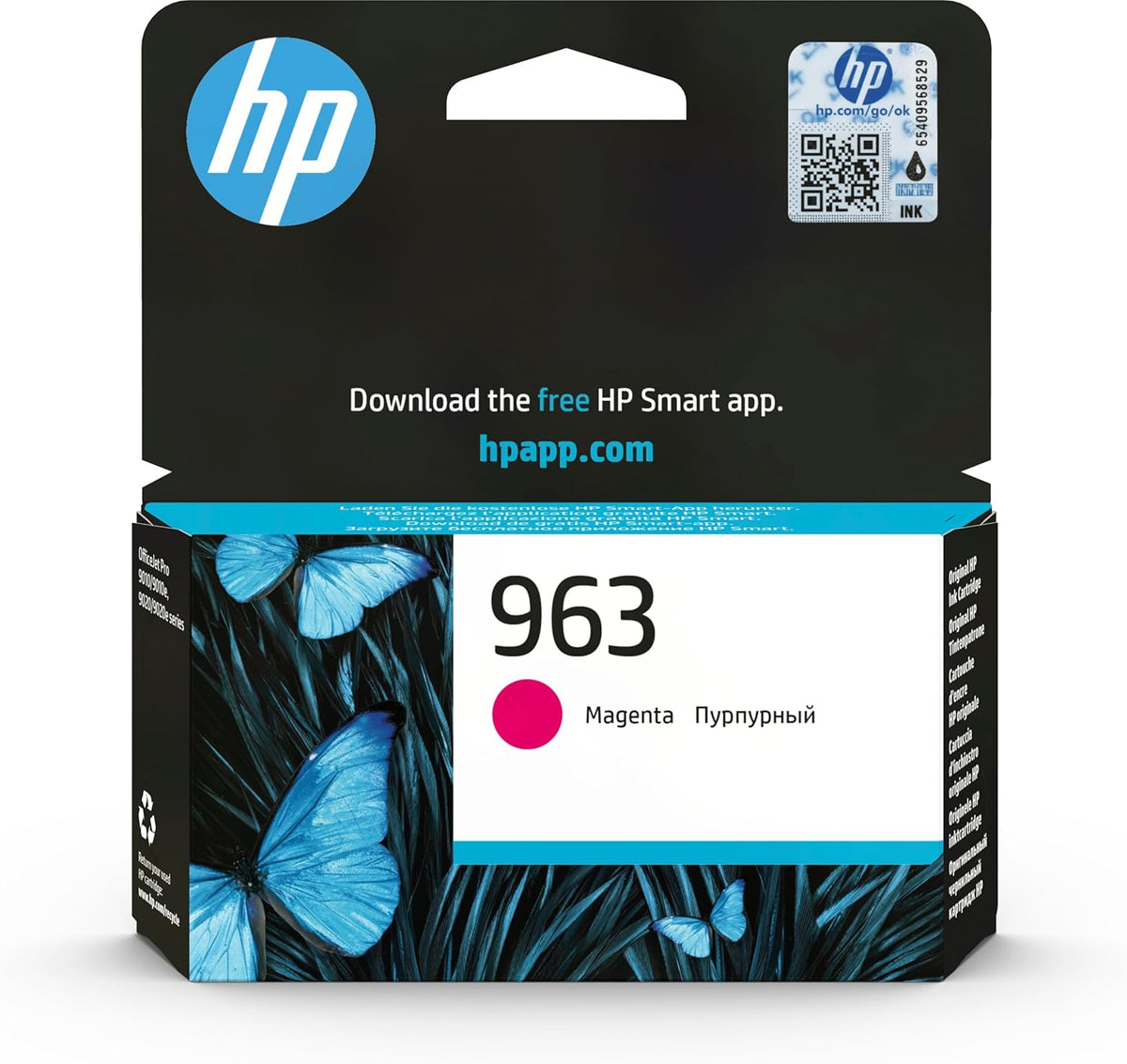 HP 963 Magenta Ink Cartridge - Original 700 Pages | UAE Fast Delivery