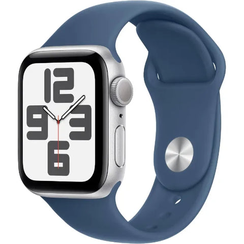Apple Watch SE 2nd Gen 2024 GPS Aluminum Case Midnight Sport Band | UAE Stock | Dubai Abu Dhabi Sharjah Ajman Fujairah RAK UAQ Denim