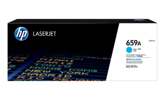 HP 659A Cyan Toner Cartridge W2011A - UAE Wide Delivery | Dubai Abu Dhabi Sharjah