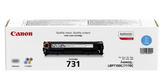 Canon 731 Cyan Toner Cartridge 6271B002 | UAE Delivery to Dubai, Abu Dhabi & All Emirates