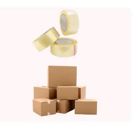 Infini Homes Packing Kit – 5 Medium Carton Boxes with 3 Rolls Clear Adhesive Tape for Strong & Secure Sealing