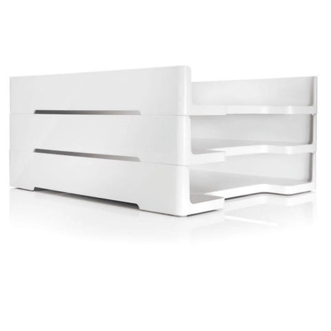 Sigel EYESTYLE Letter Tray White - Premium Office Organizer UAE | Dubai Abu Dhabi Sharjah