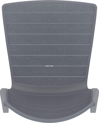 Cedargrain Resin Outdoor Armless Chair - Premium Furniture UAE | Dubai Abu Dhabi Sharjah