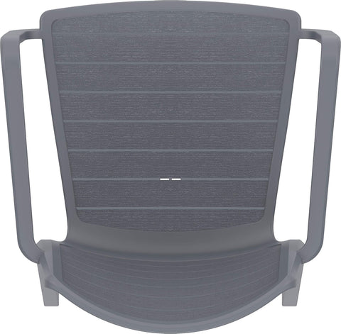 Cedargrain Resin Outdoor Armchair - Premium Patio Furniture UAE | Dubai Abu Dhabi Sharjah