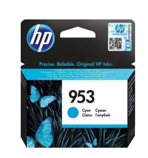 HP 953 Cyan Ink Cartridge - F6U12AE