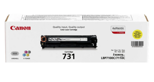Canon 731 Yellow Toner Cartridge 6269B002 | UAE Delivery to Dubai, Abu Dhabi & All Emirates