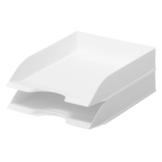 Durable Document Tray BASIC White - Premium Office Organizer UAE | Dubai Abu Dhabi Sharjah