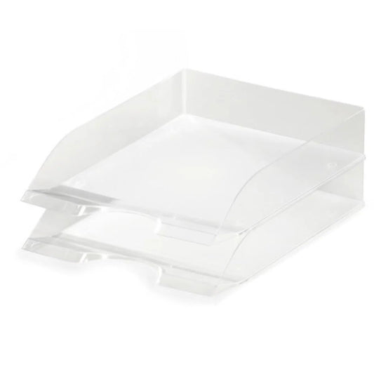 Durable Document Tray BASIC Transparent - Premium Office Organizer UAE | Dubai Abu Dhabi Sharjah