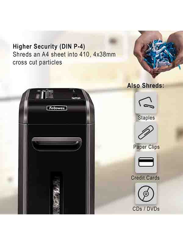 Fellowes PowerShred 99Ci Cross-Cut Shredder UAE | 18-Sheet 4x38mm P-3 Security Paper Shredder with SafeSense - Dubai, Abu Dhabi, Sharjah & All Emirates