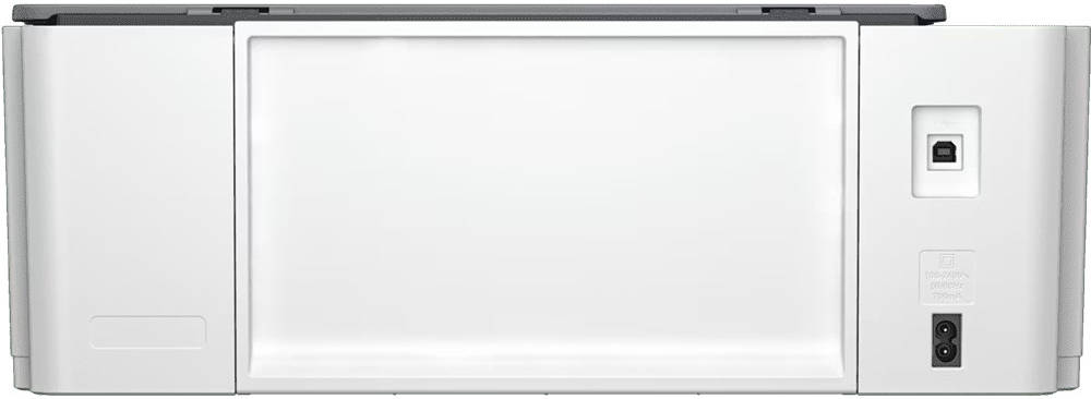 HP Smart Tank 520 Printer rear panel showing USB and power ports – wireless inkjet printer for home and office use, UAE-wide delivery available