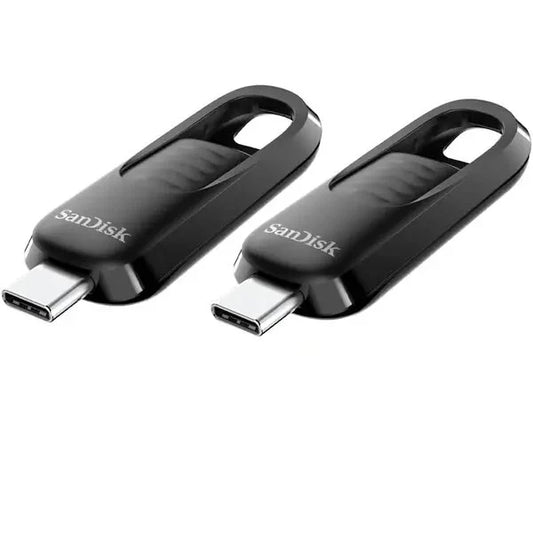 SanDisk 64GB Ultra Slider USB Type-C Flash Drive 2-Pack | 300MB/s UAE Stock