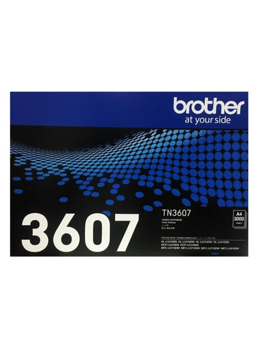 Brother TN3607 Standard Yield Black Toner Cartridge - 3000 Pages | UAE Stock