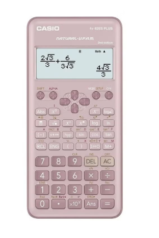 Casio FX-82ES PLUS Scientific Calculator Pink - 252 Functions for Students UAE