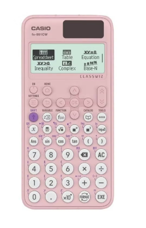 Casio Scientific Calculator FX-991CW Pink - Advanced Graphing Calculator for Students UAE