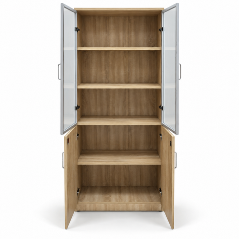 Melamine 2 Door Book Cabinet IH-A2D | Dubai & UAE