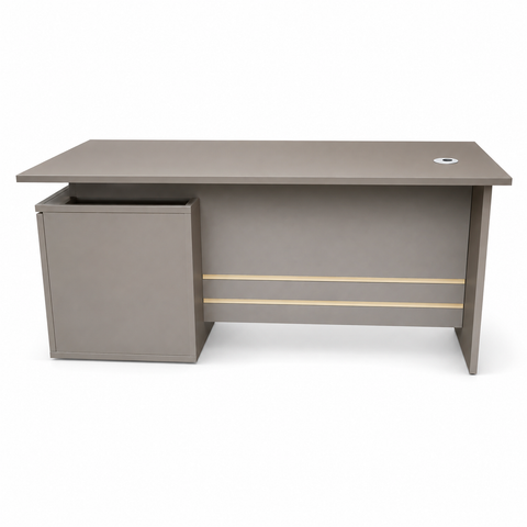 Office Table IH 5010 | 1.0M Oak+Kakie | INFINI HOMES UAE