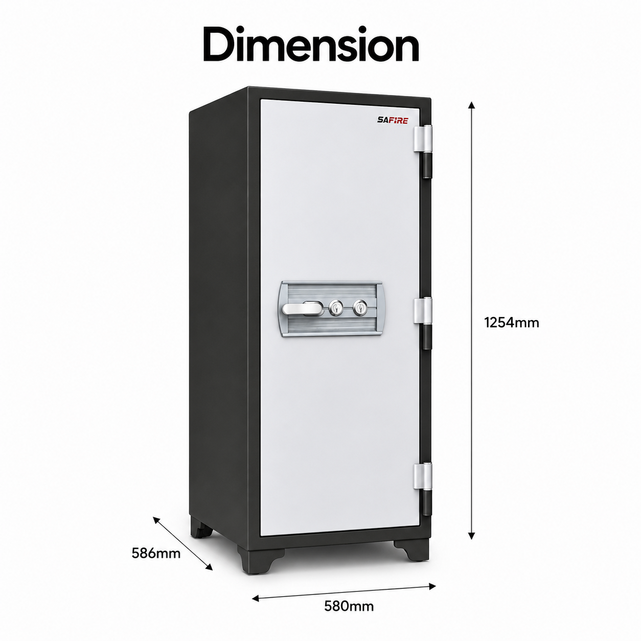 Safire Fire-Rated Safe in Modern Corporate Office UAE – Secure Document Storage for Businesses Dubai Abu Dhabi