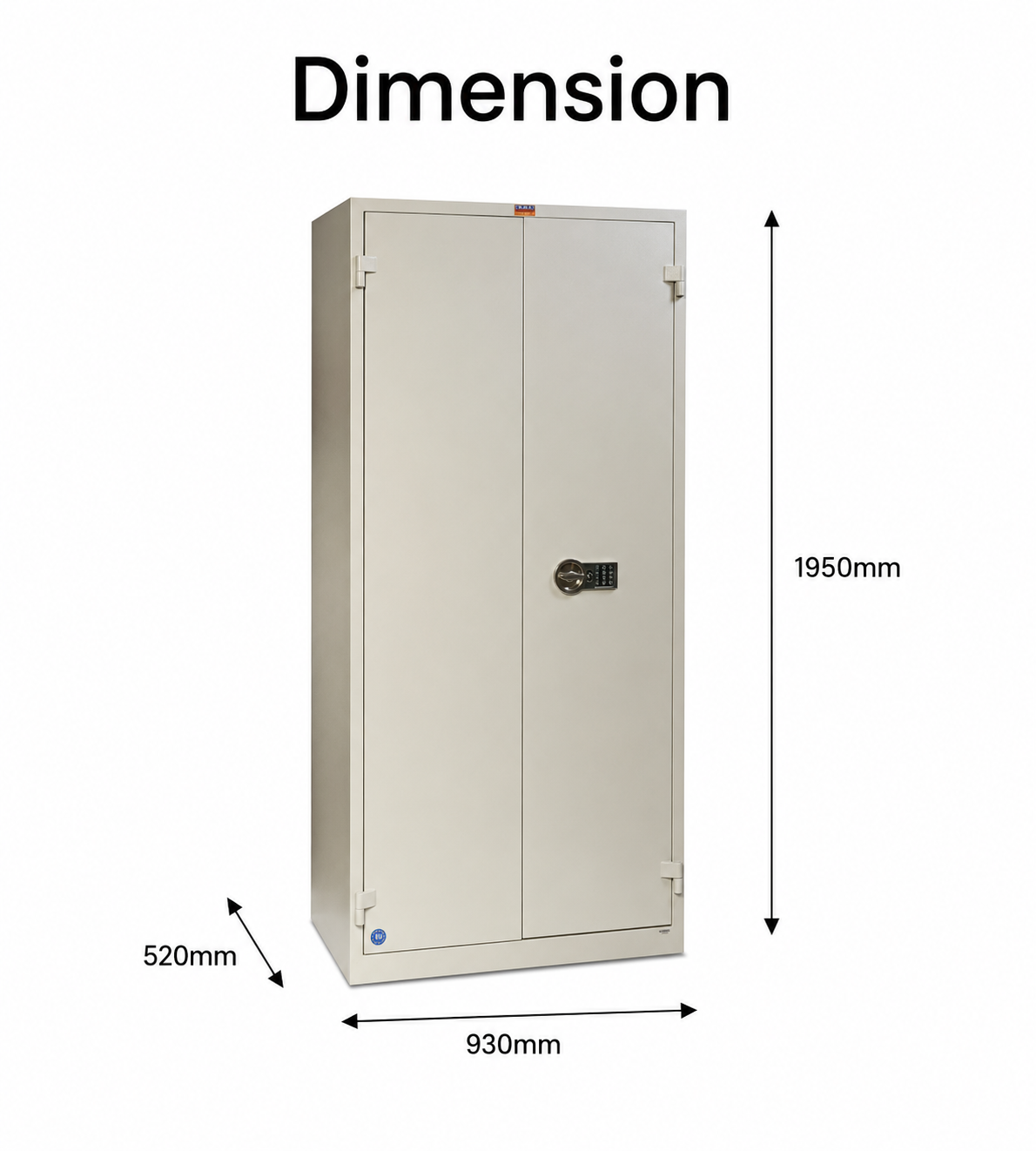 Valberg Brand Mauer 1993 EL Fire Resistant Safe Cabinet | Digital Lock – UAE