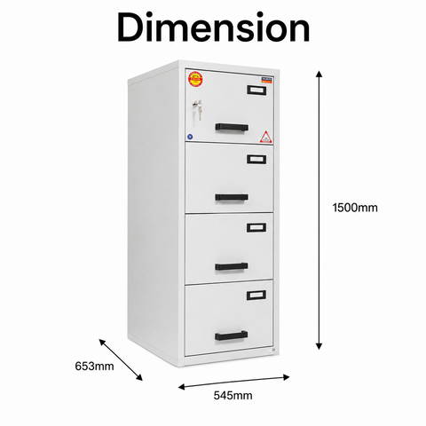 Valberg FC 4K-KK Fire Resistant Safe | ECB•S Certified | UAE Delivery