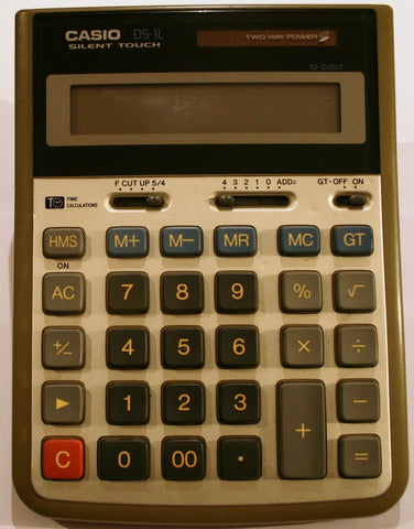 Casio DS-1L Calculator - 12 Digit Desktop Calculator UAE | Tax & Business Calculator