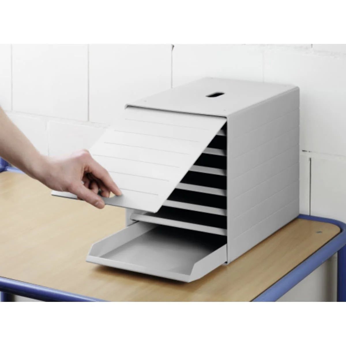 Durable Idealbox Plus Letter Tray with Front Door - Premium Office Storage UAE | Dubai Abu Dhabi Sharjah